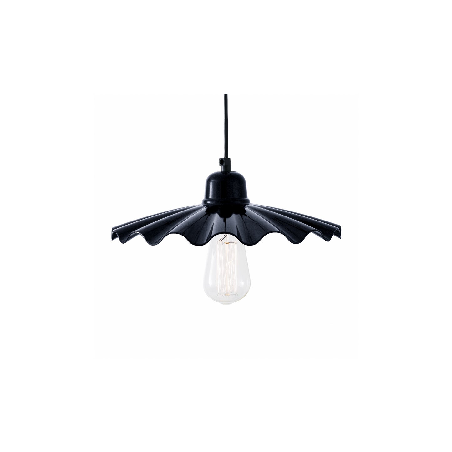 Ardle 30cm Ripple Shade Factory Pendant