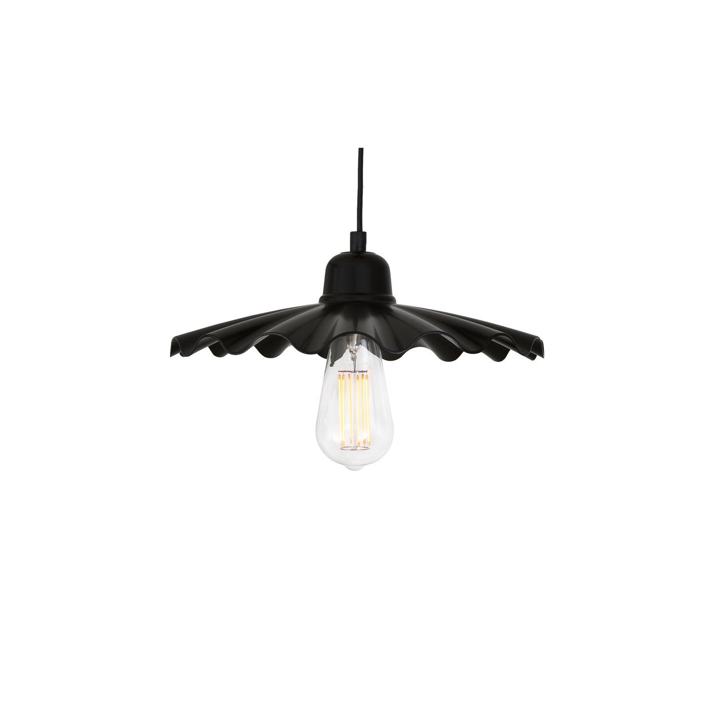 Ardle 30cm Ripple Shade Factory Pendant