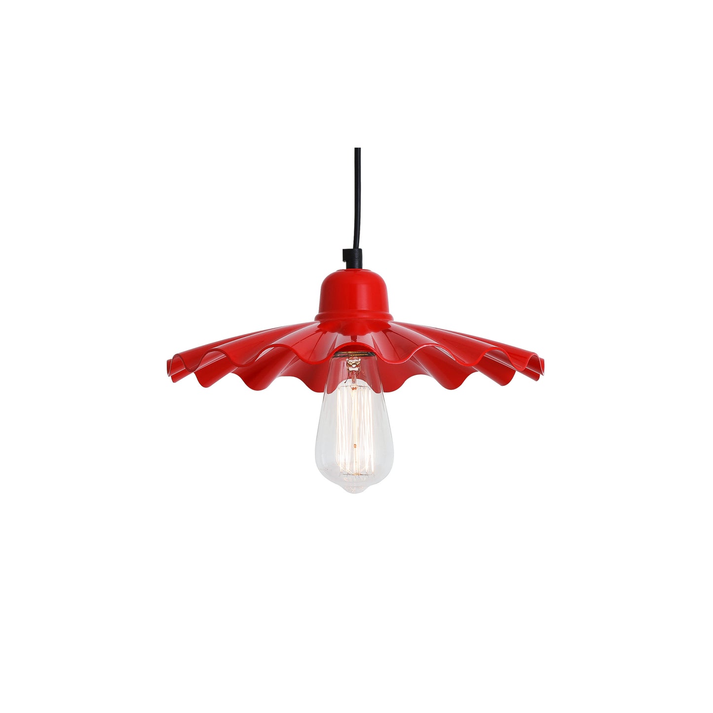 Ardle 30cm Ripple Shade Factory Pendant