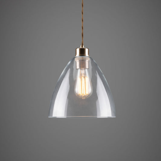 Luang Modern Clear Glass Pendant