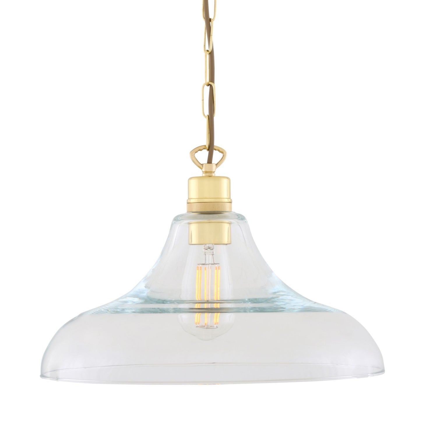 Clifton Railway Clear Glass Pendant