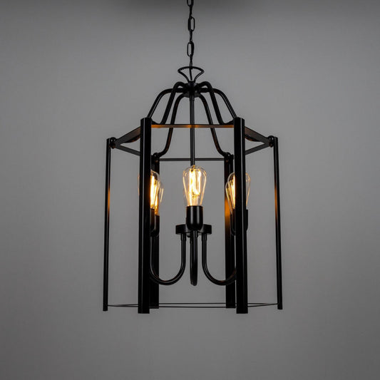 Portroe 4-Light Indoor Hanging Lantern