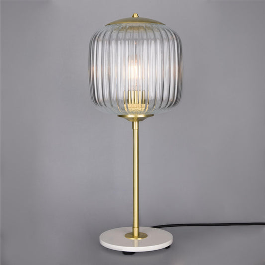 Astoria Reeded Glass Table Lamp