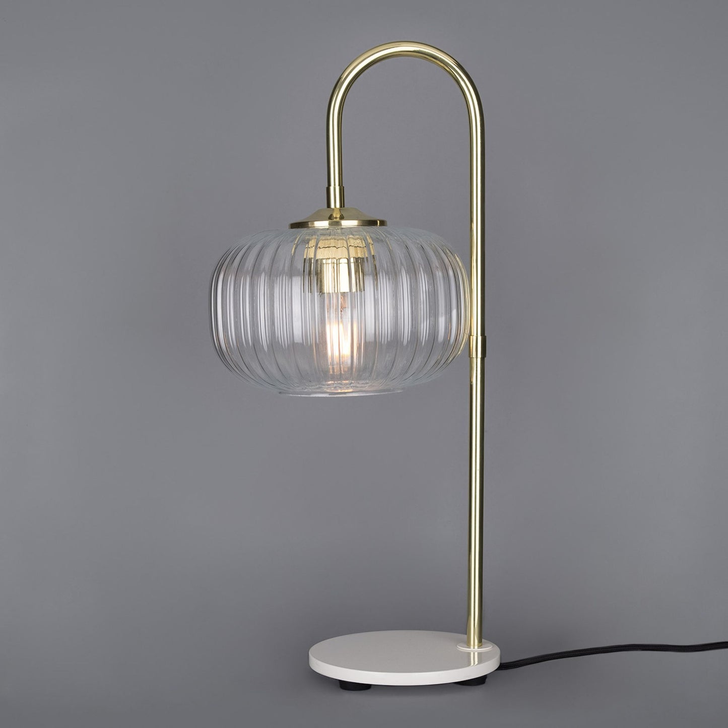 Aurora Reeded Glass Table Lamp