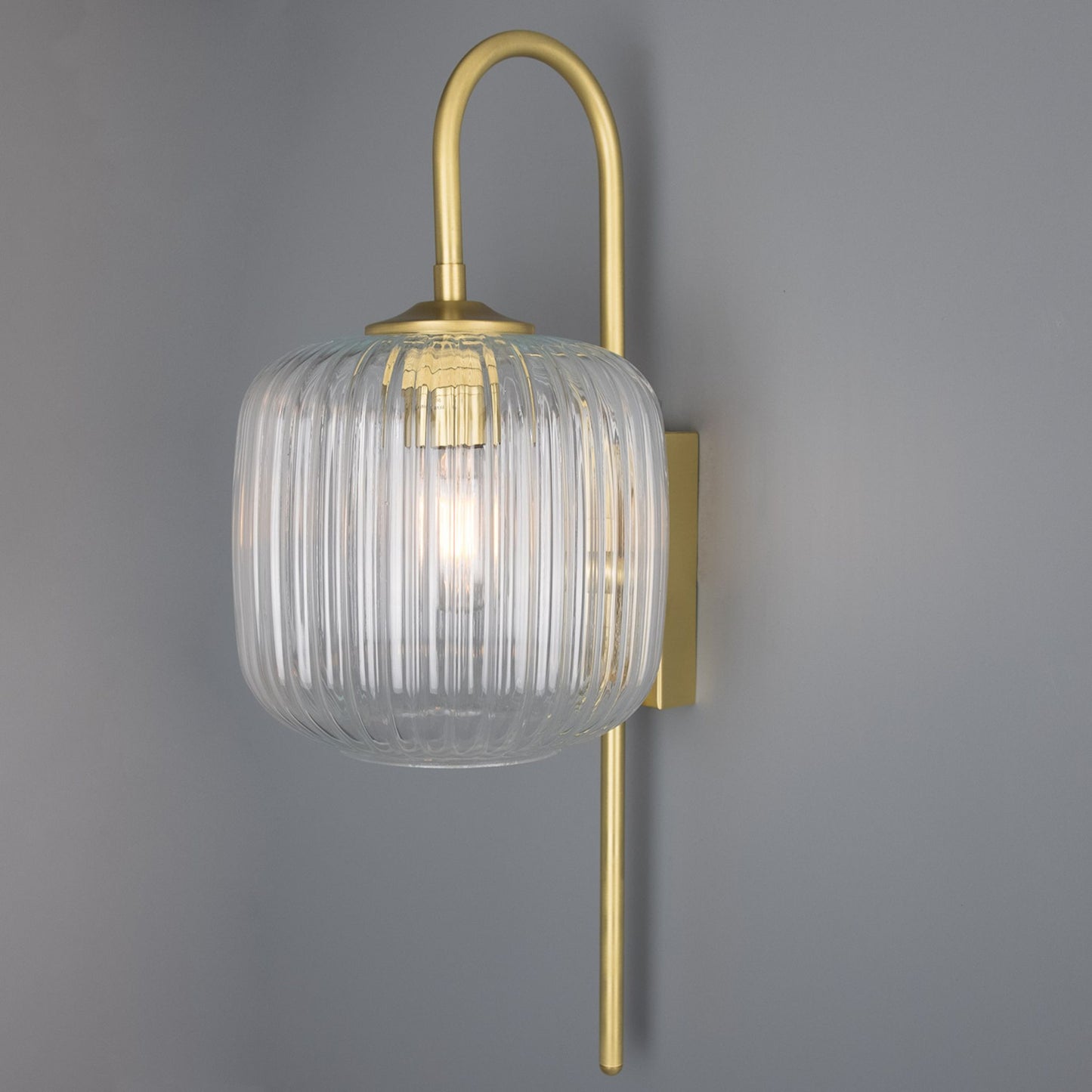 Astoria Reeded Glass Wall Light