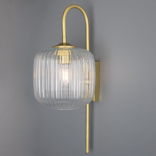 Astoria Reeded Glass Wall Light