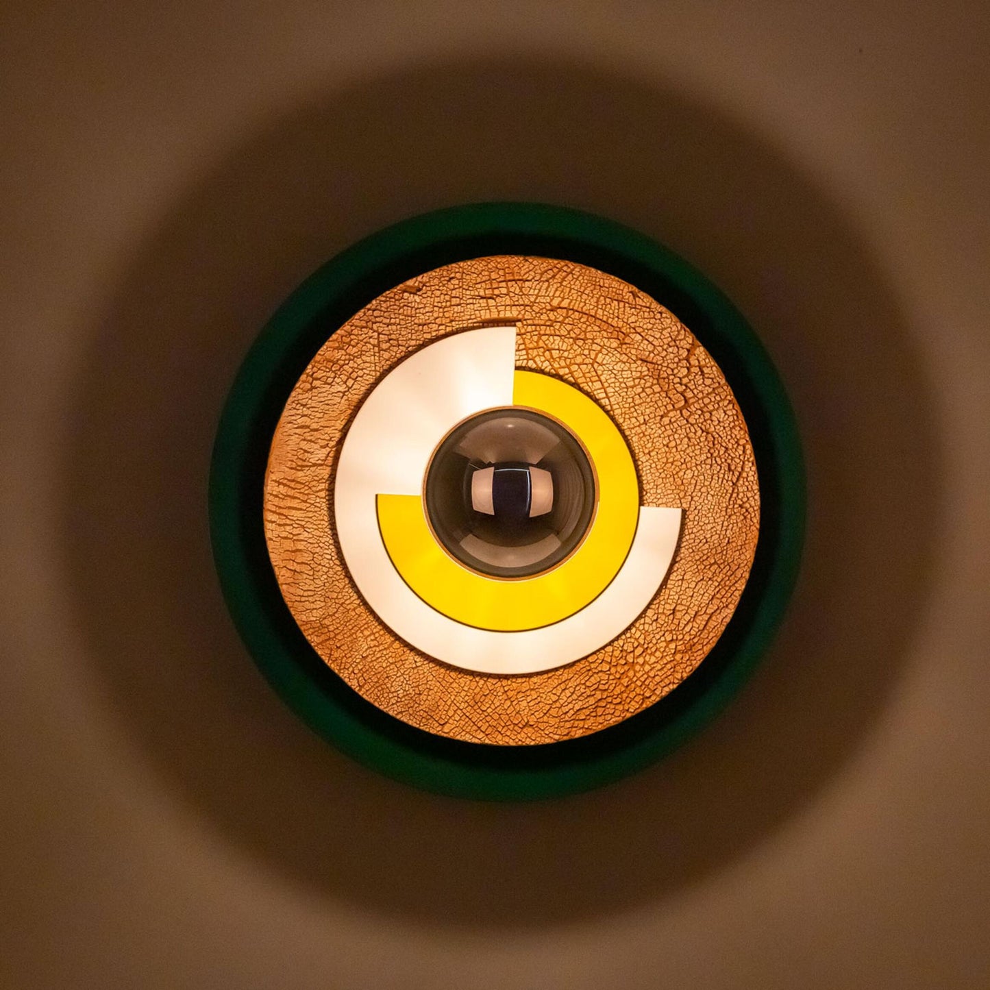 Jupiter Colourful Disc Wall Light