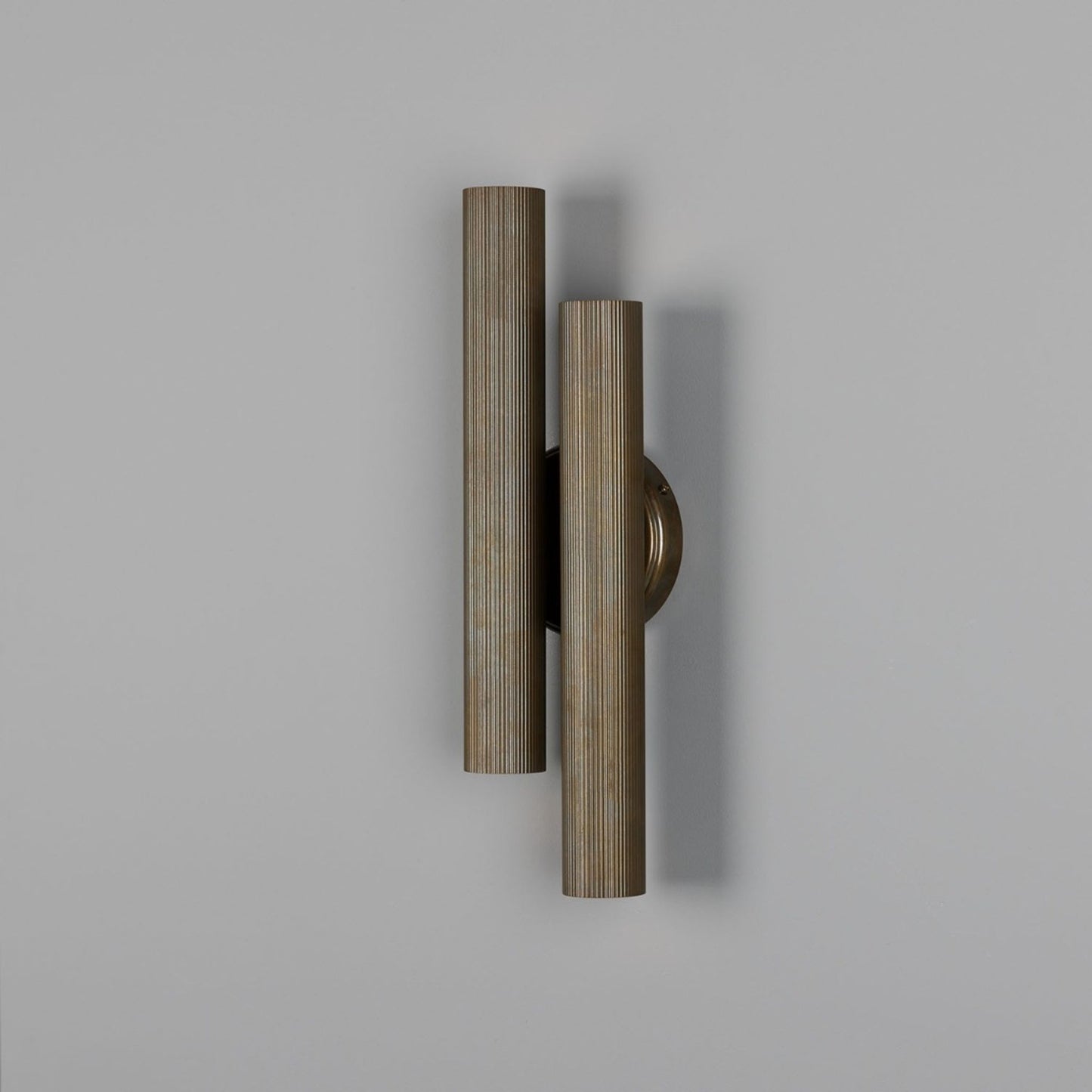 Royce Modern Reeded Double Wall Light