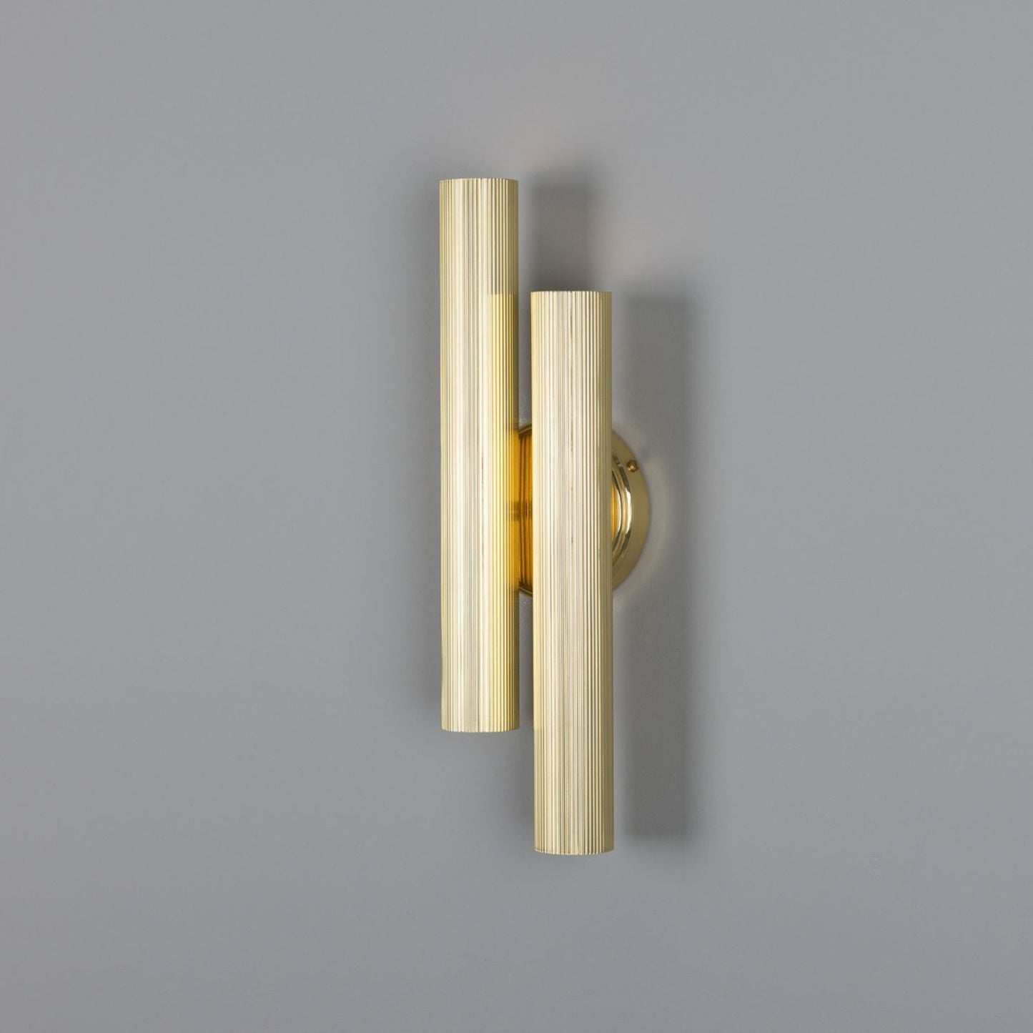 Royce Modern Reeded Double Wall Light