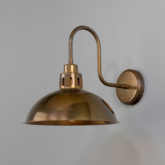 Paris Industrial Swan Neck Wall Light