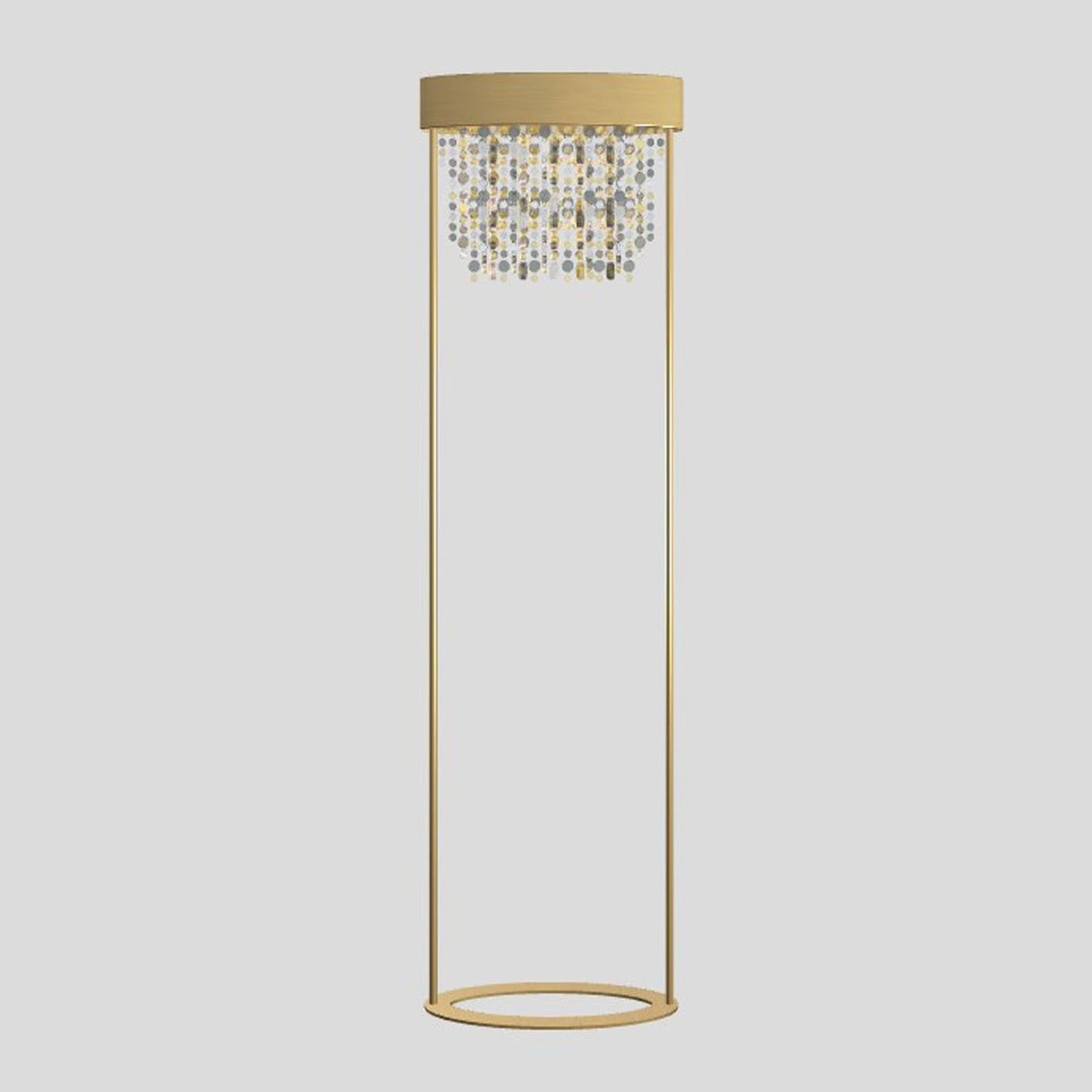 Ola STL2 E27 Floor Lamp with Colored Glass