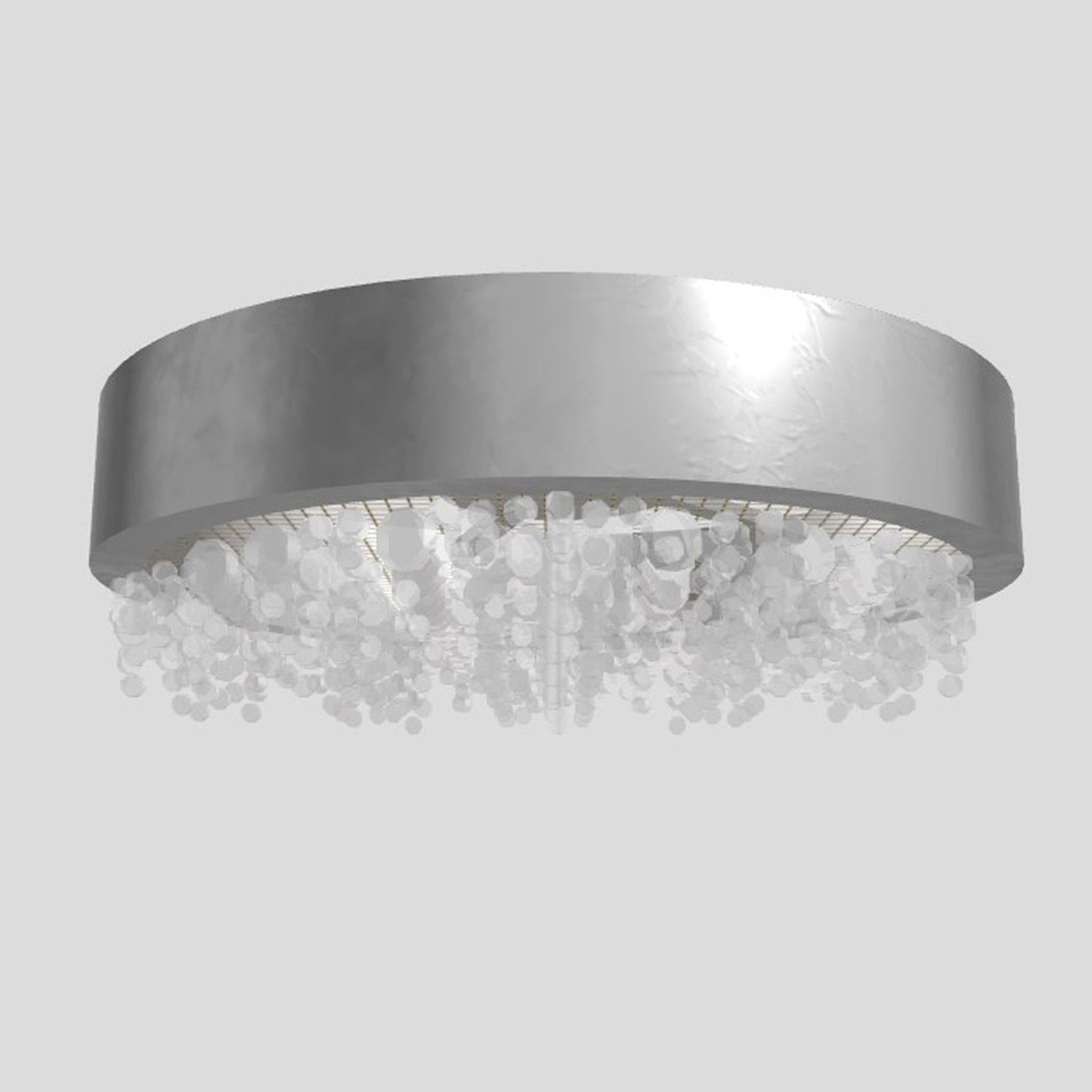 Ola PL6 60 LED Medium Round Ceiling Light with Colored Glass