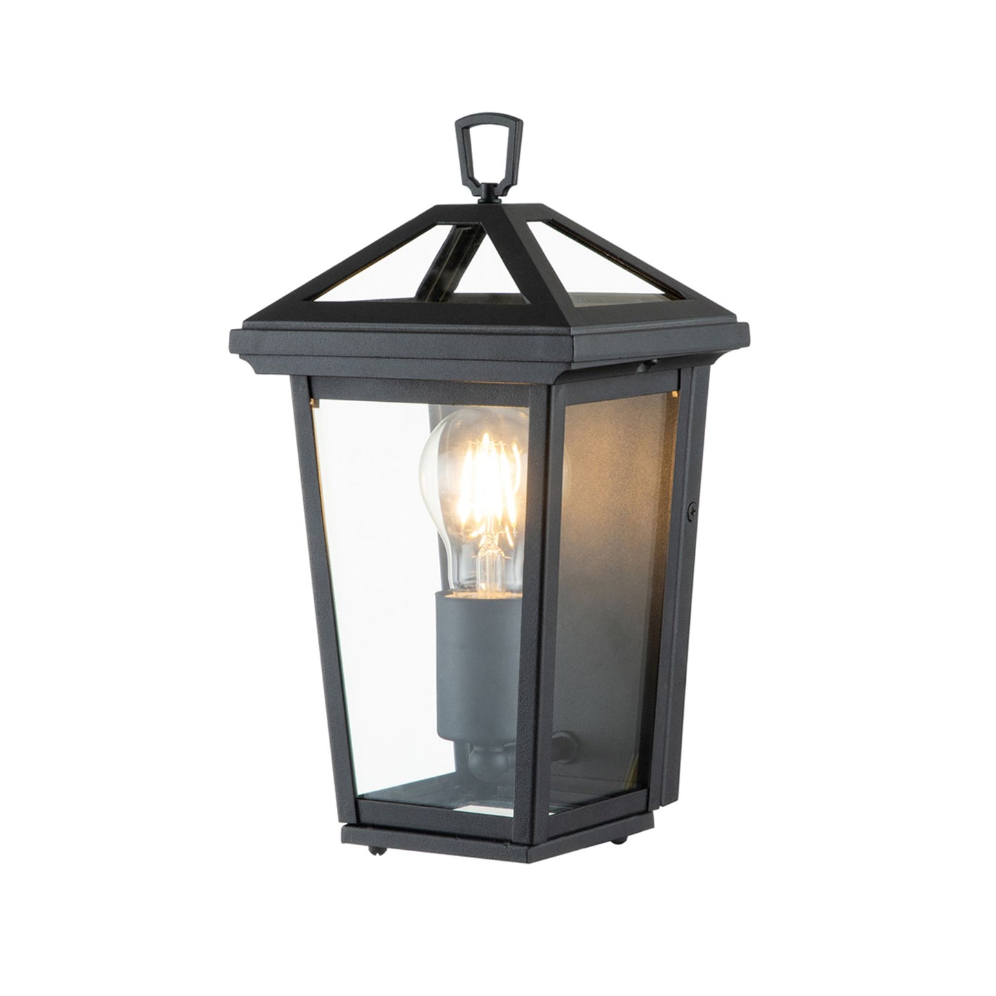 Alford Place 1-Light Half Lantern in Museum Black