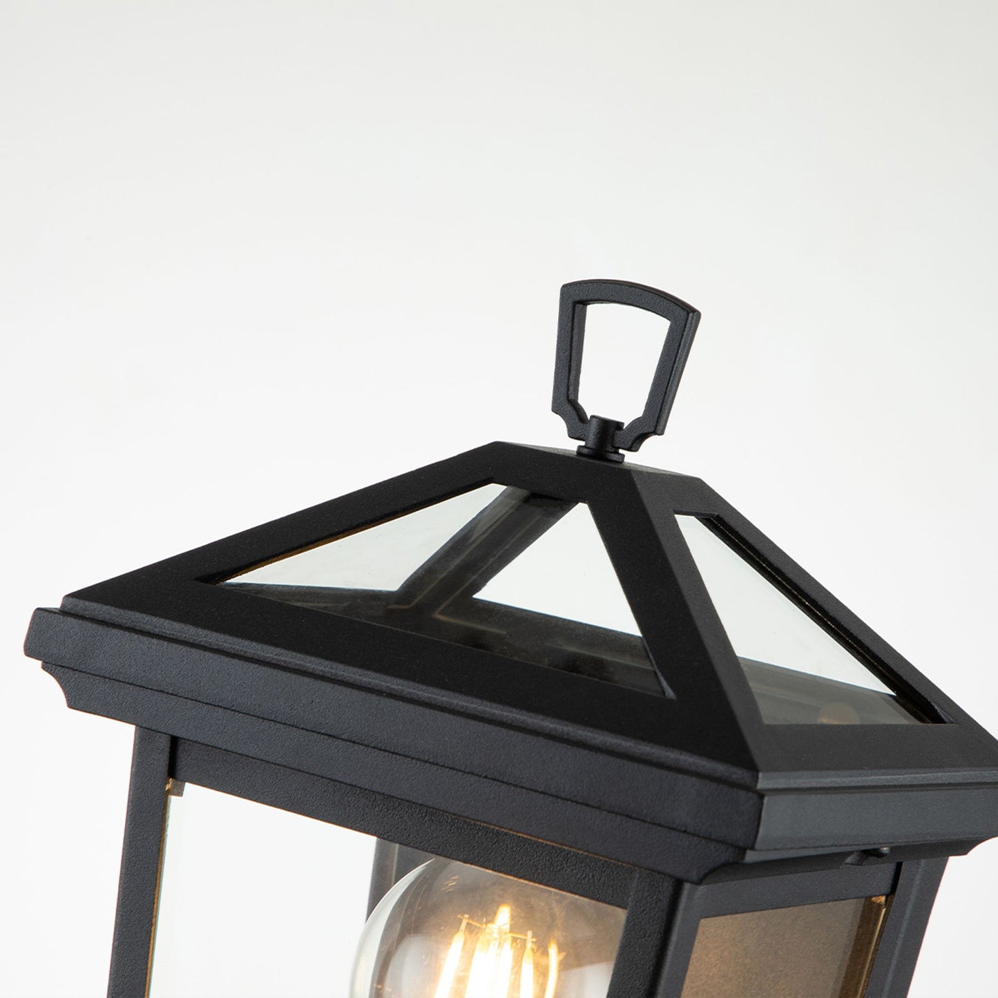 Alford Place 1-Light Half Lantern in Museum Black