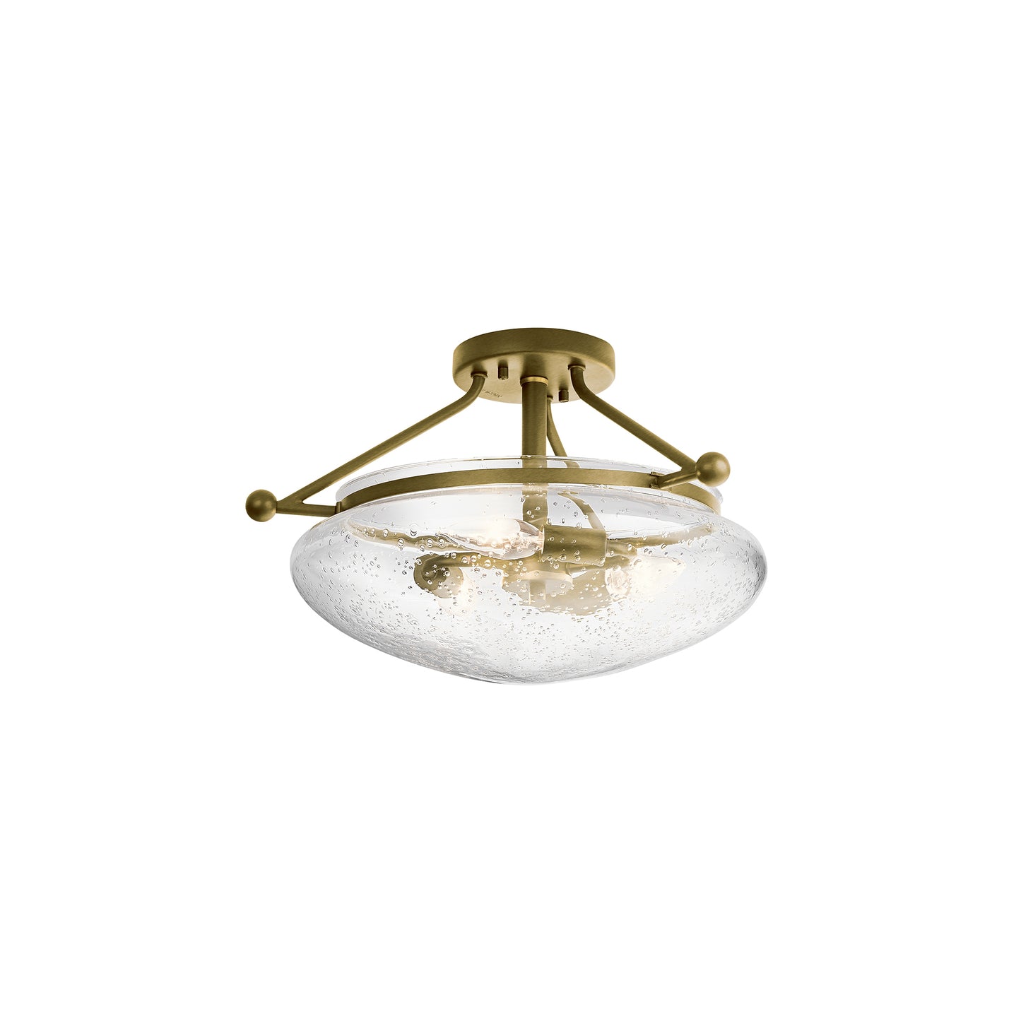 Belle 3-Light Semi-Flush Mount