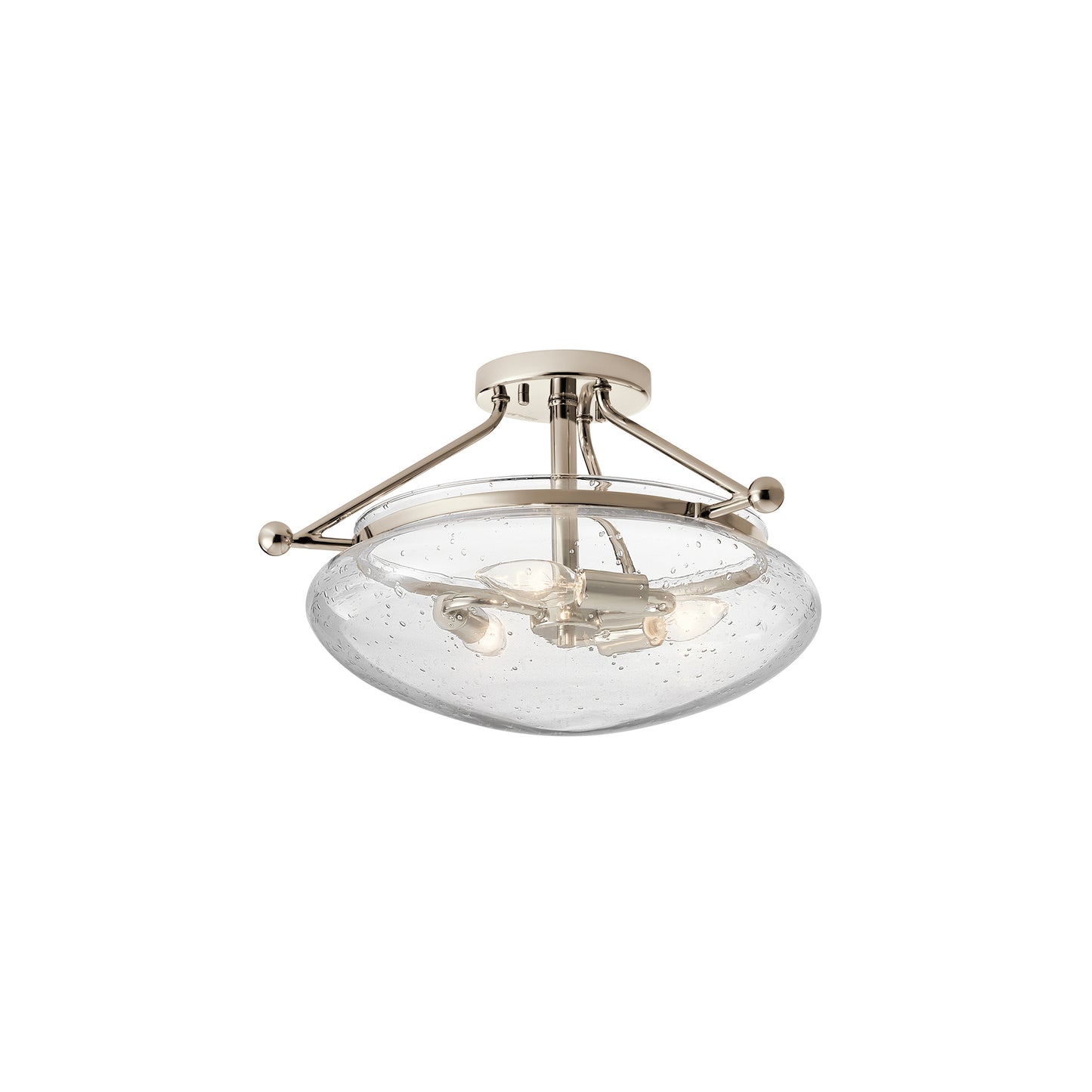 Belle 3-Light Semi-Flush Mount