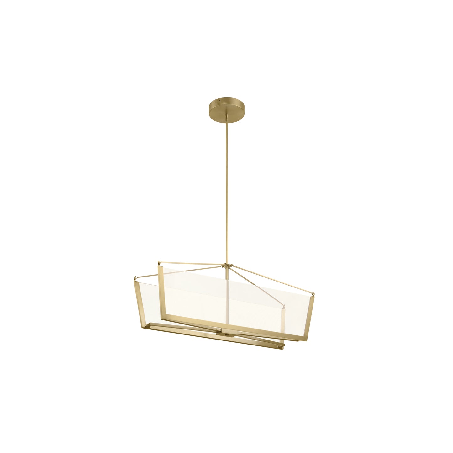 Calters LED Isle Pendant in Champagne Gold