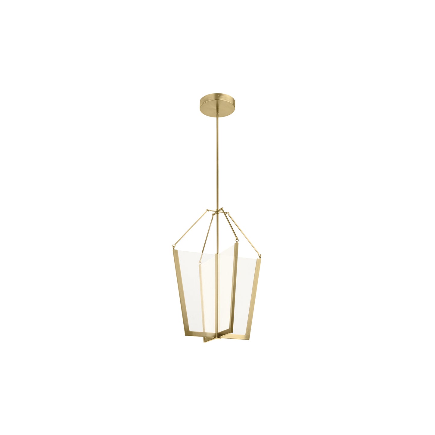 Calters LED Pendant in Champagne Gold