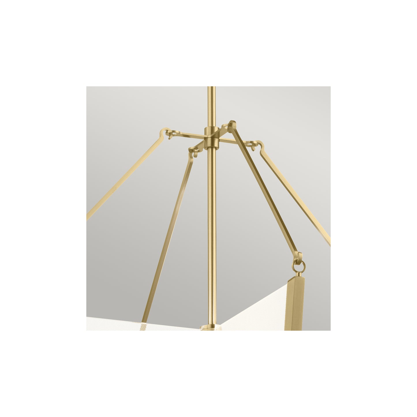 Calters LED Pendant in Champagne Gold