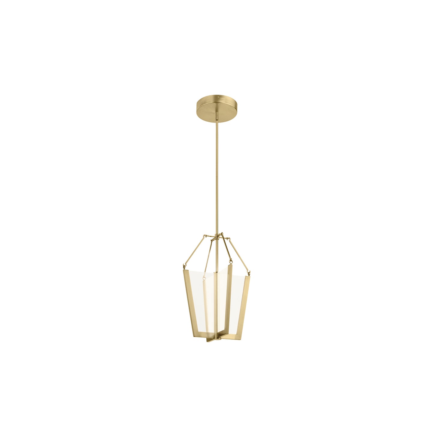 Calters LED Pendant in Champagne Gold