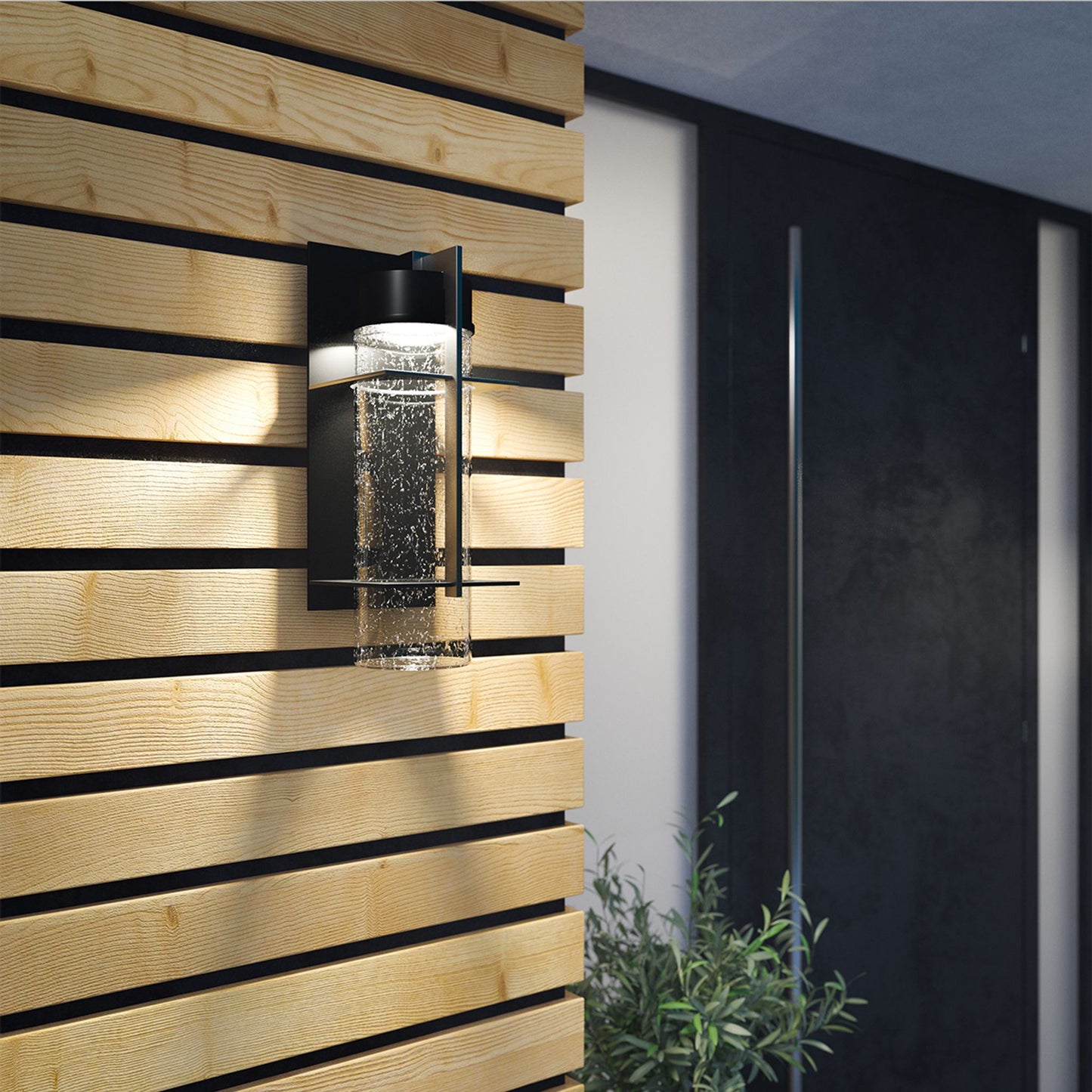 Eames LED Wall Lantern in Earth Black