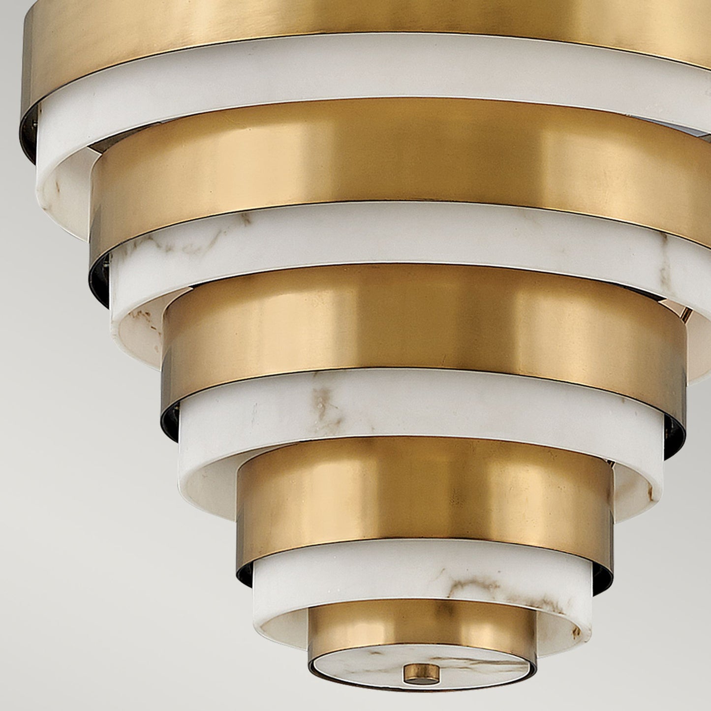 Echelon 4-Light Pendant in Heritage Brass