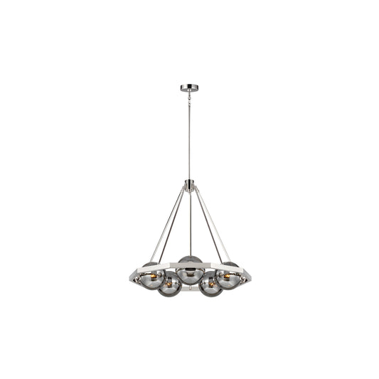 Harper 5-Light Pendant in Polished Nickel