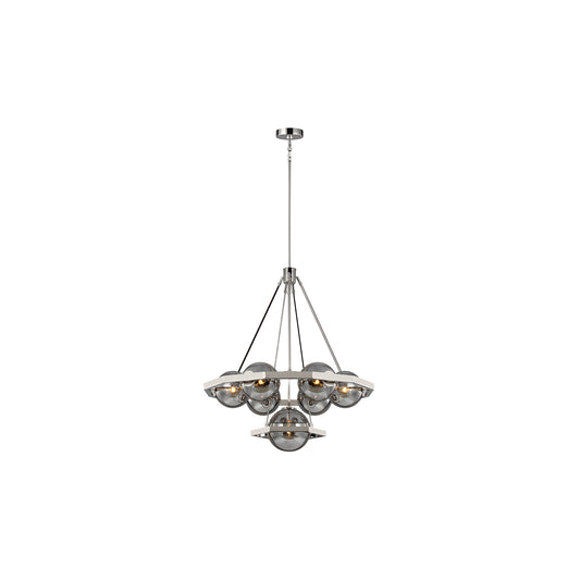 Harper 7-Light Pendant in Polished Nickel