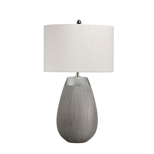 Harrow 1-Light Table Lamp in Silver