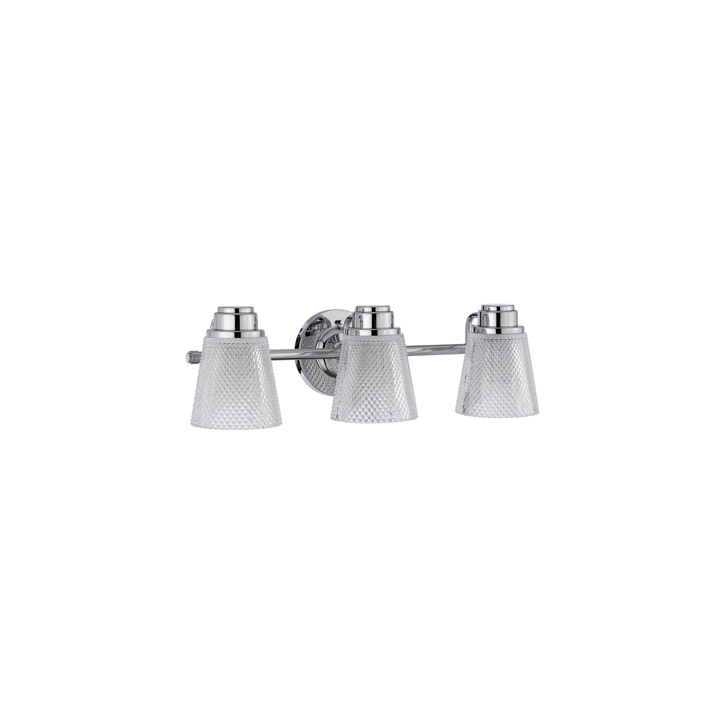 Hudson 3-Light Wall Light in Polished Chrome