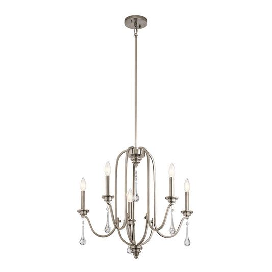 Karlee 5-Light Chandelier in Classic Pewter