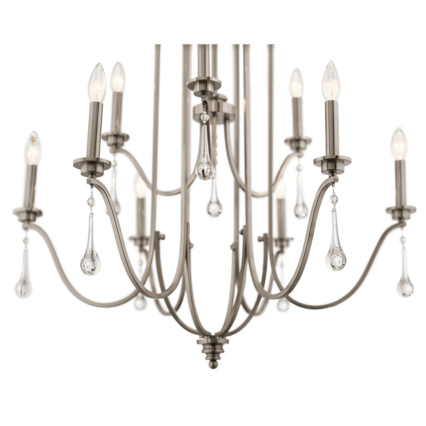 Karlee 9-Light Chandelier in Classic Pewter