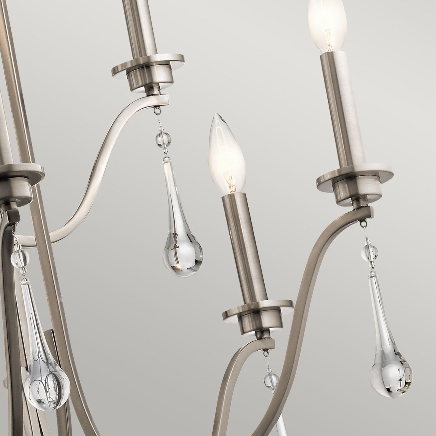 Karlee 9-Light Chandelier in Classic Pewter