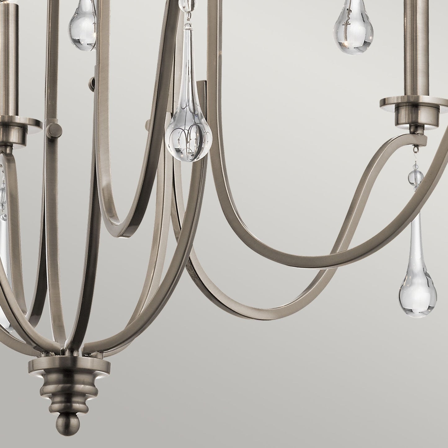 Karlee 9-Light Chandelier in Classic Pewter