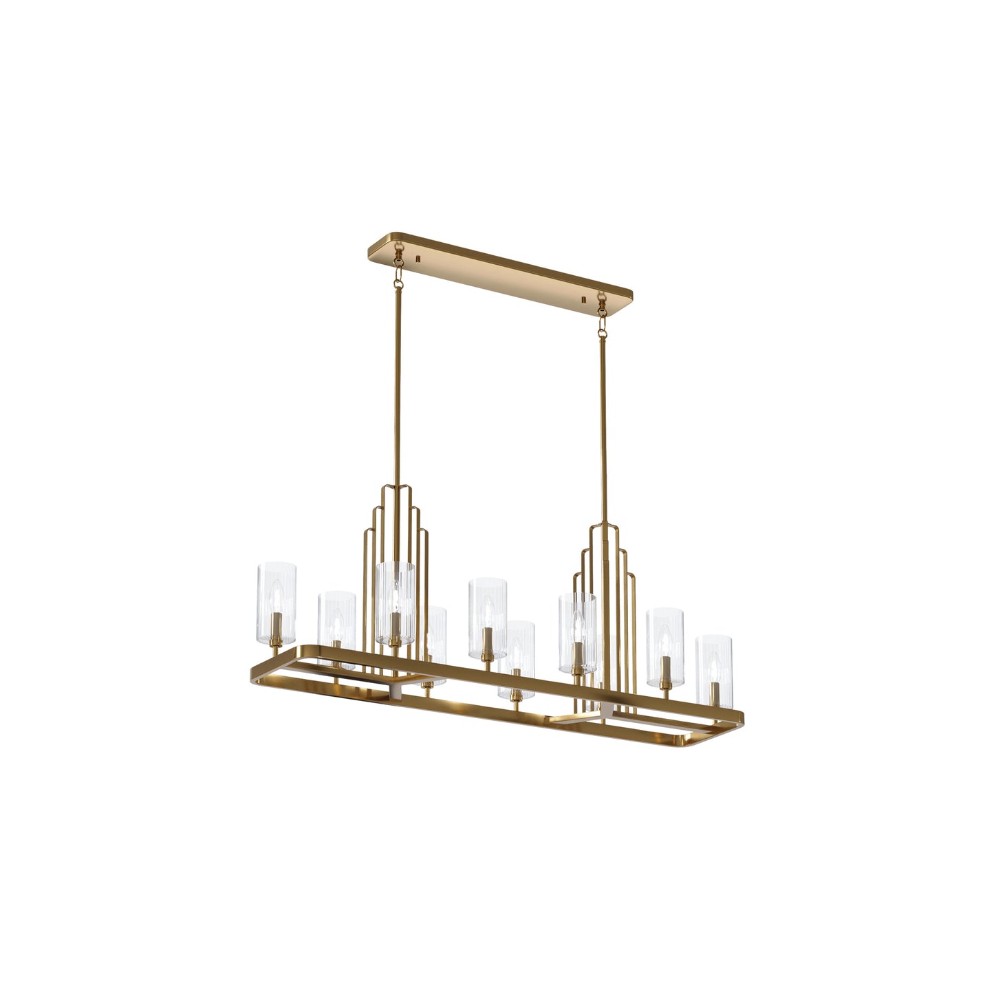 Kimrose 10-Light Linear Chandelier Pendant