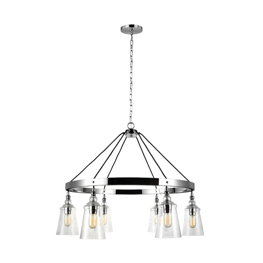 Loras 6-Light Chandelier in Chrome