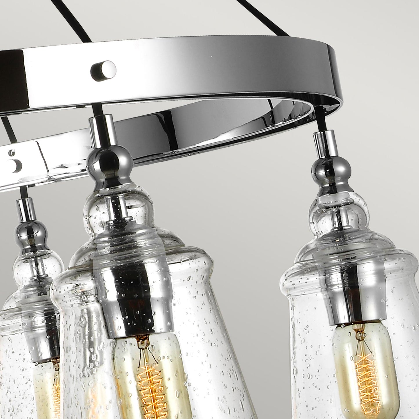 Loras 6-Light Chandelier in Chrome