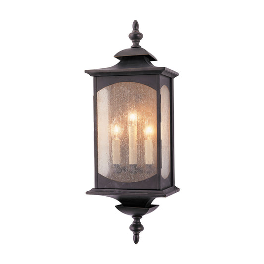 Market Square 3-Light Wall Light in Oil Rubbed Bronze