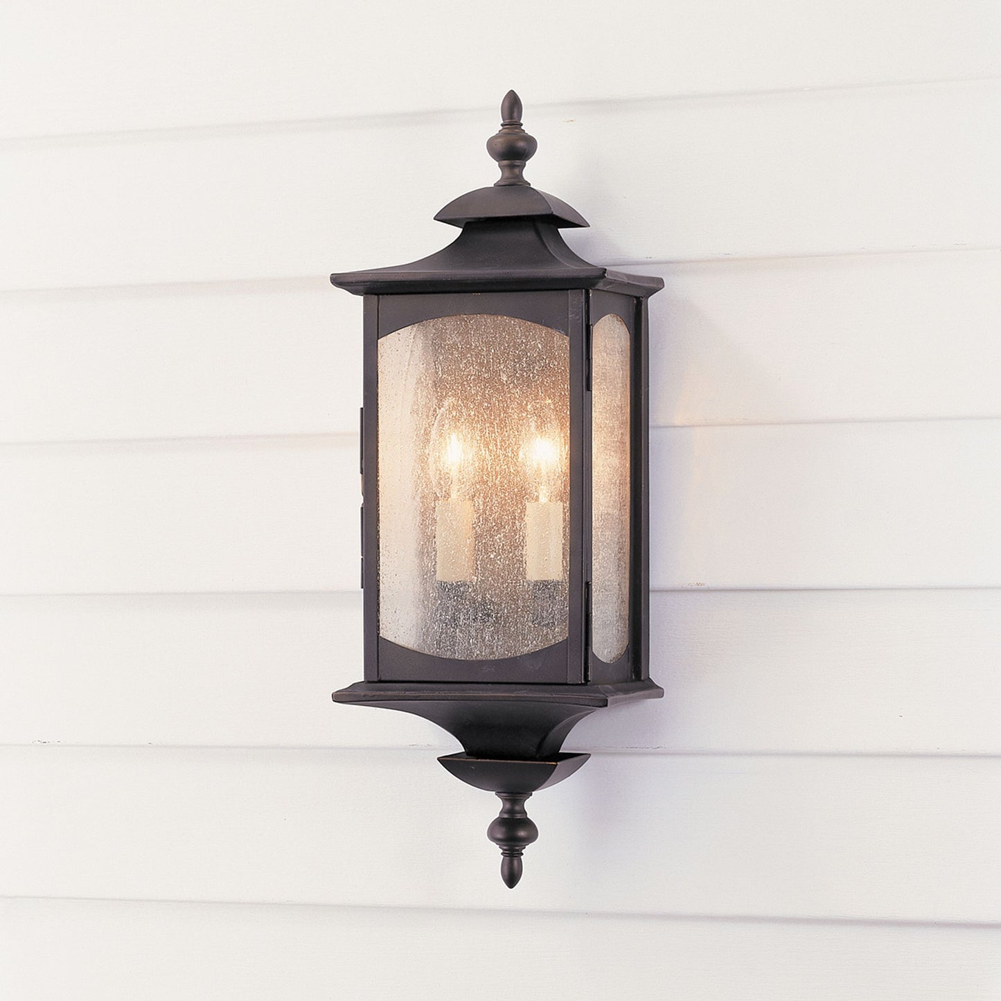 Market Square 2-Light Wall Light in Oil Rubbed Bronze