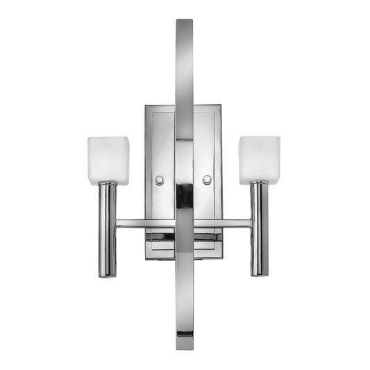 Mondo 2-Light Wall Light in Polished Chrome