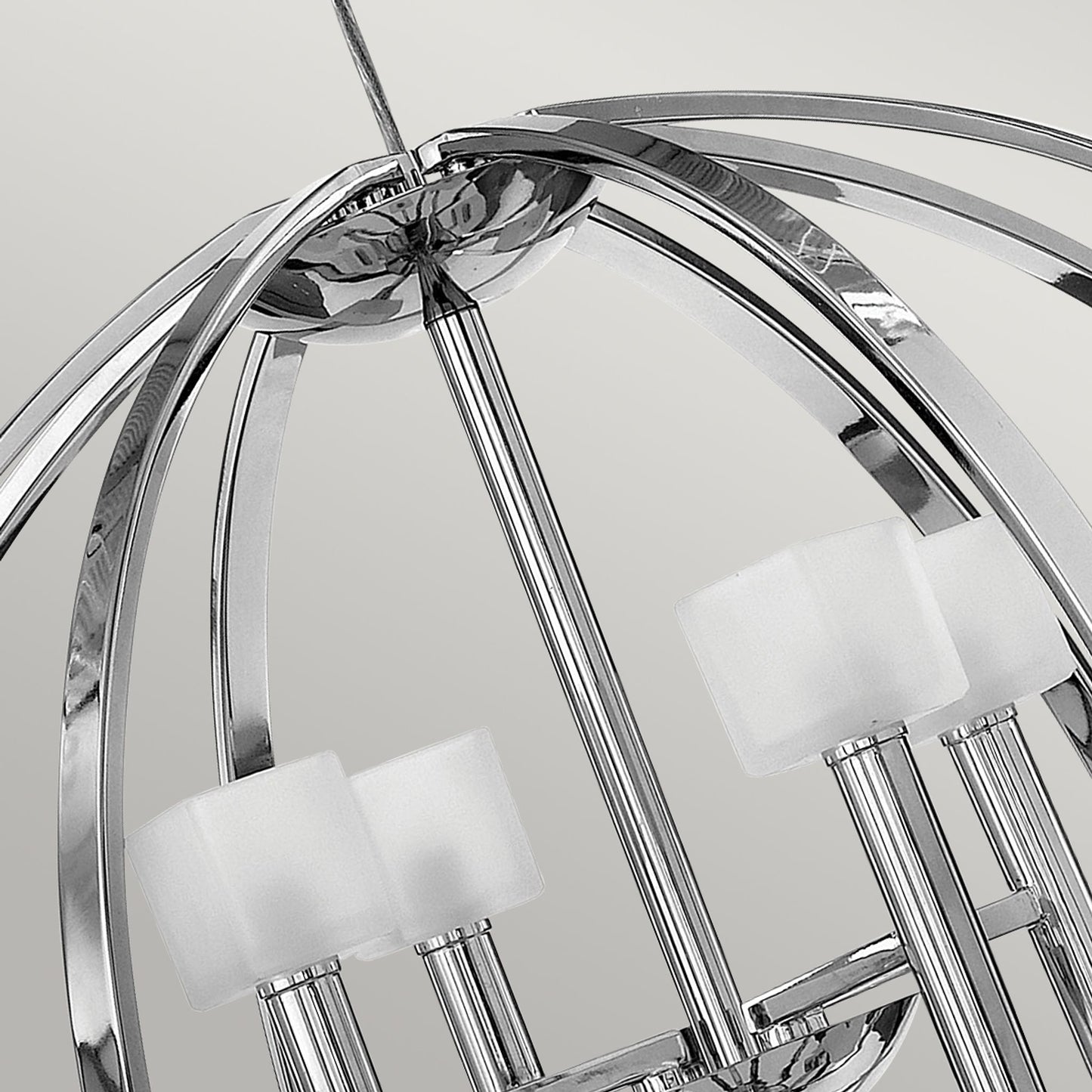 Mondo 8-Light Pendant Chandelier in Polished Chrome