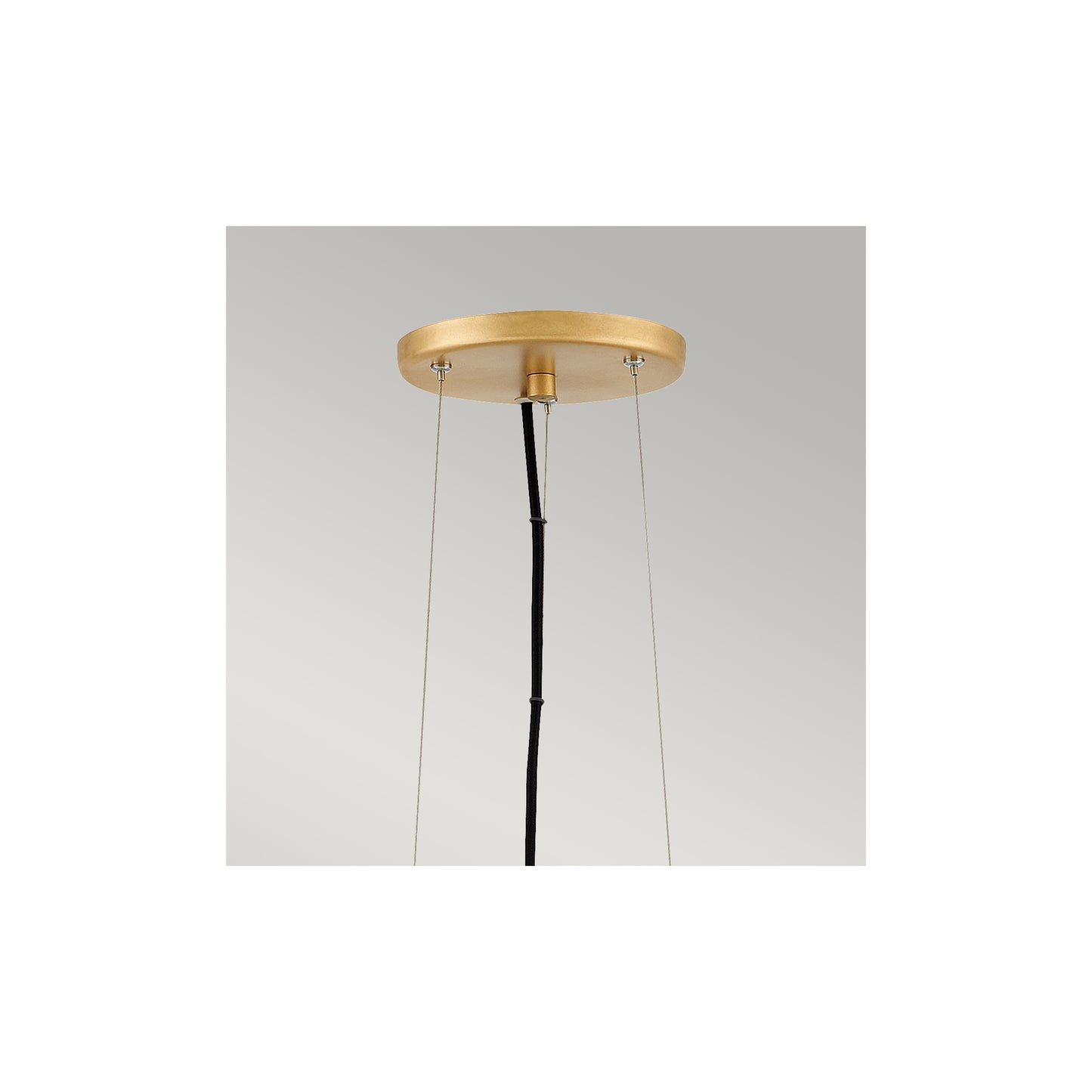 Nula 1-Light Pendant in Shell White & Luxe Gold