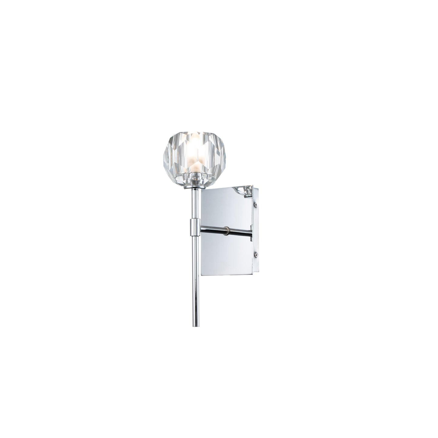 Regalia 1-Light Wall Light in Polished Chrome