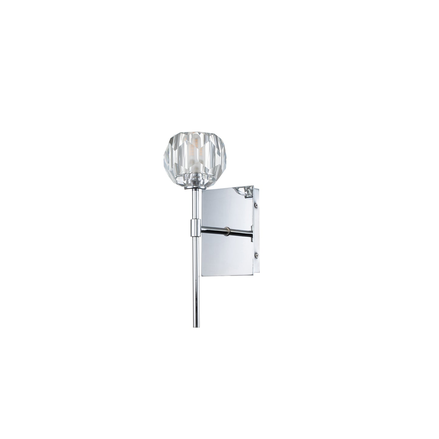 Regalia 1-Light Wall Light in Polished Chrome