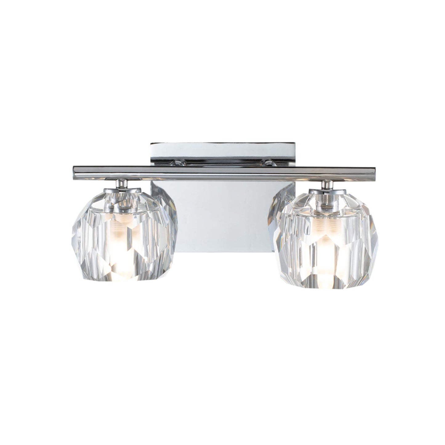 Regalia 2-Light Wall Light in Polished Chrome