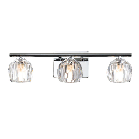 Regalia 3-Light Wall Light in Polished Chrome