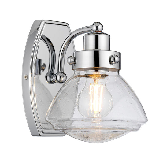 Scholar 1-Light Wall Light in Polished Chrome