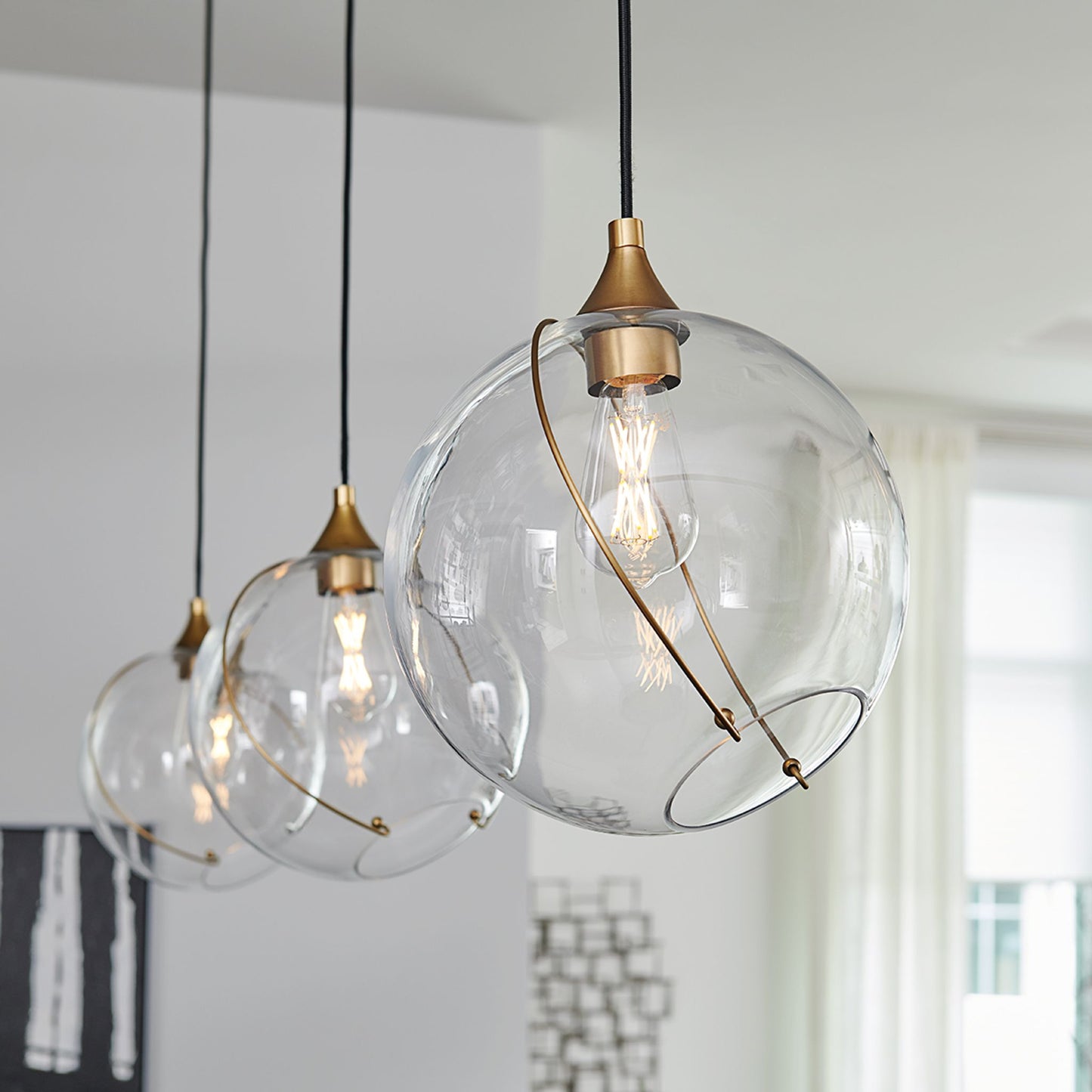 Skye 1-Light Pendant in Heritage Brass