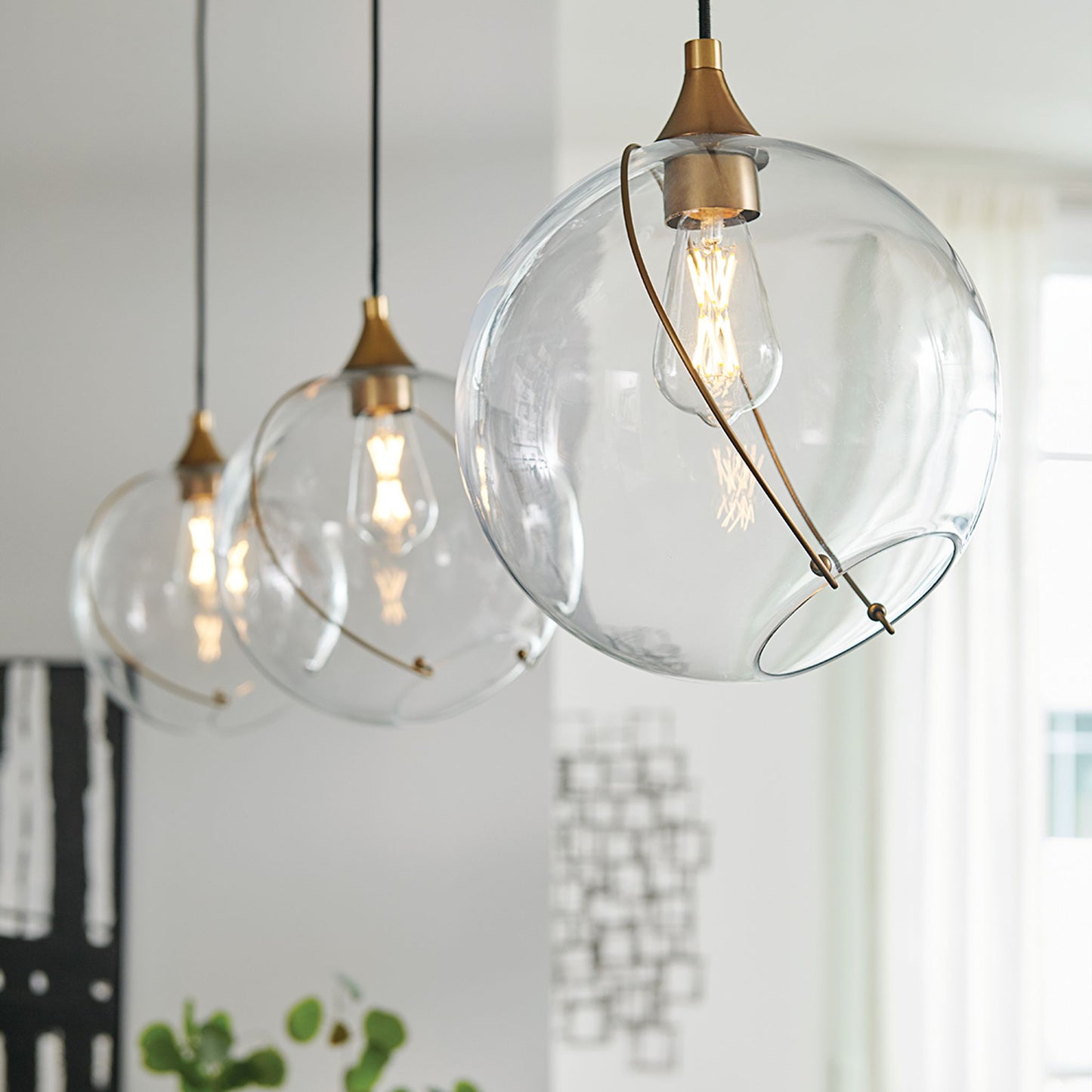 Skye 1-Light Pendant in Heritage Brass