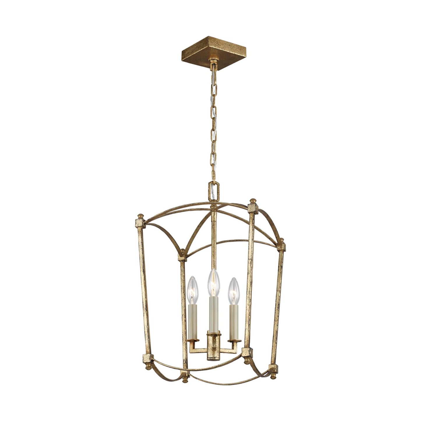 Thayer 3-Light Pendant in Antique Gild